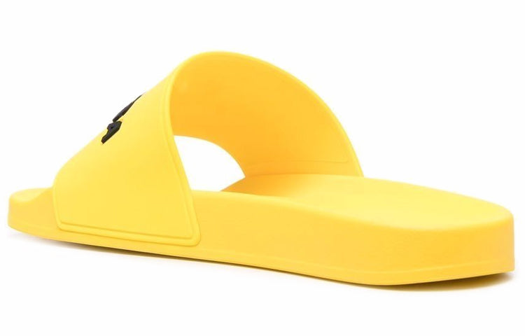 Balenciaga Pool Slides 'Yellow Black' 565826W1S807010