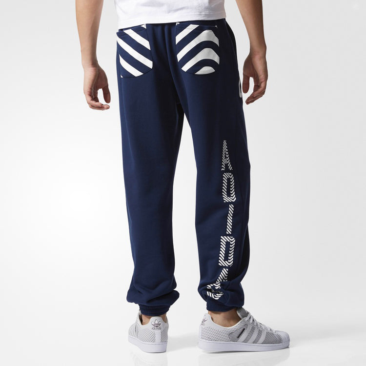 adidas originals Sweat Pants Cuff Ny Logo Blue BQ0903