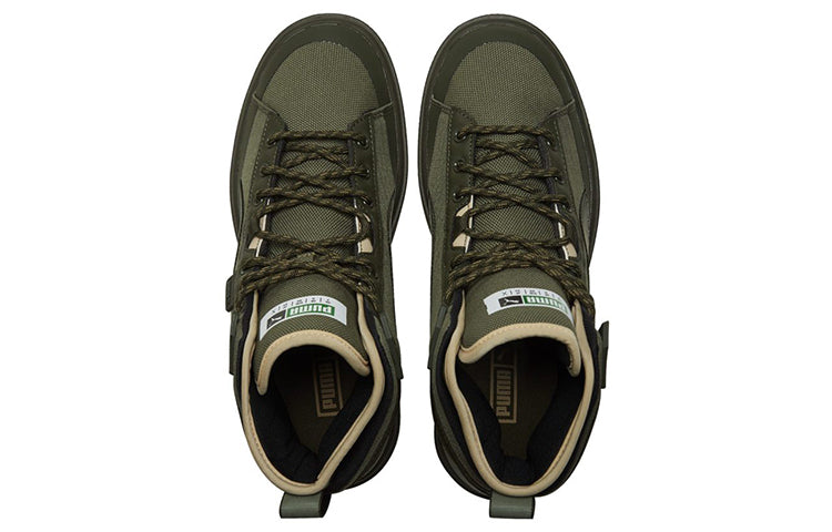 PUMA Unisex Suede Mid WTR Sneakers Green 380708-03
