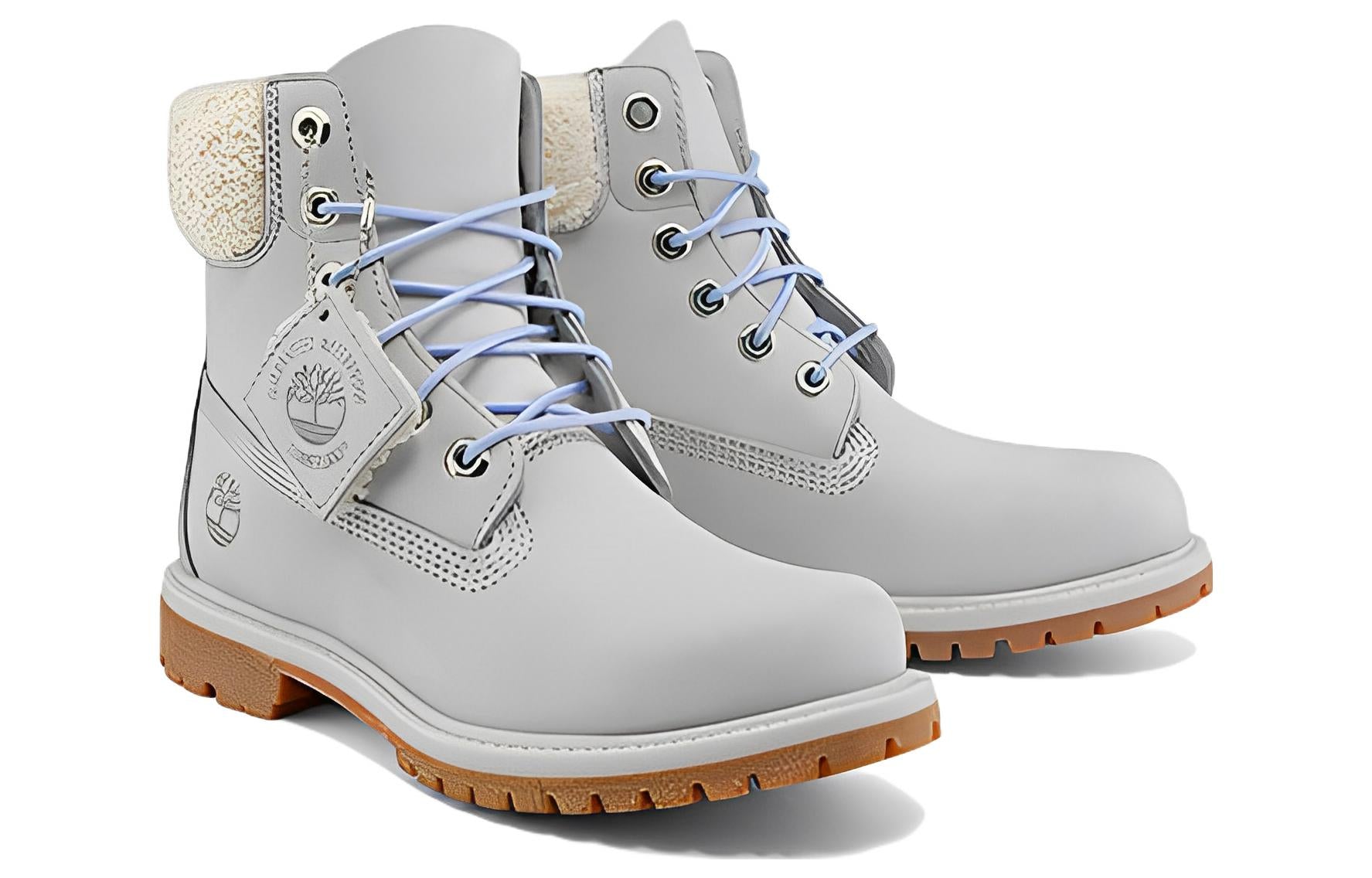 (WMNS) Timberland Premium 6 Inch Waterproof Boot 'Light Grey Nubuck' A2JR1