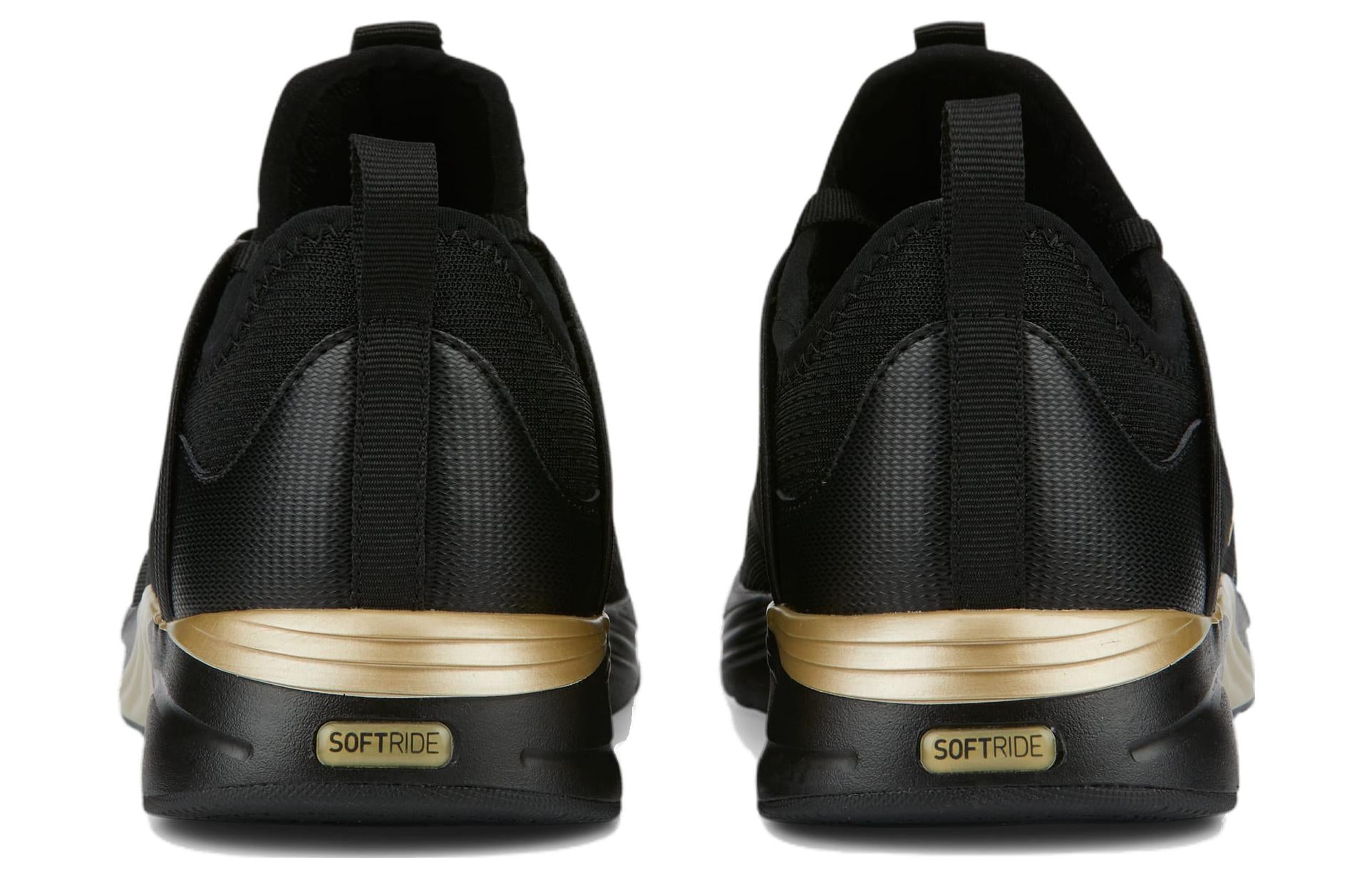 (WMNS) PUMA Softride Ruby 'Black Team Gold' 377050-06