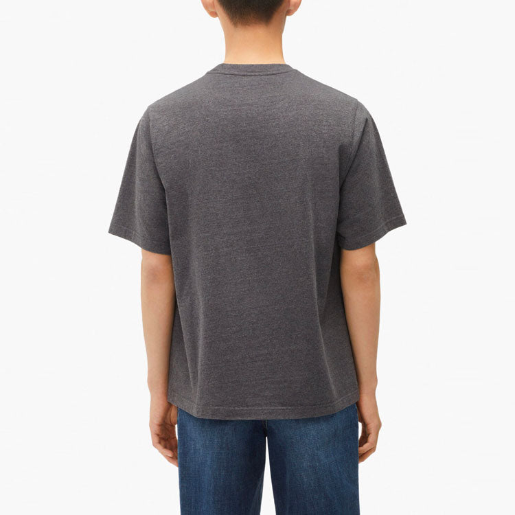 Men's KENZO FW21 Tiger Head Printing Casual Short Sleeve Gray T-Shirt FB65TS053401-98