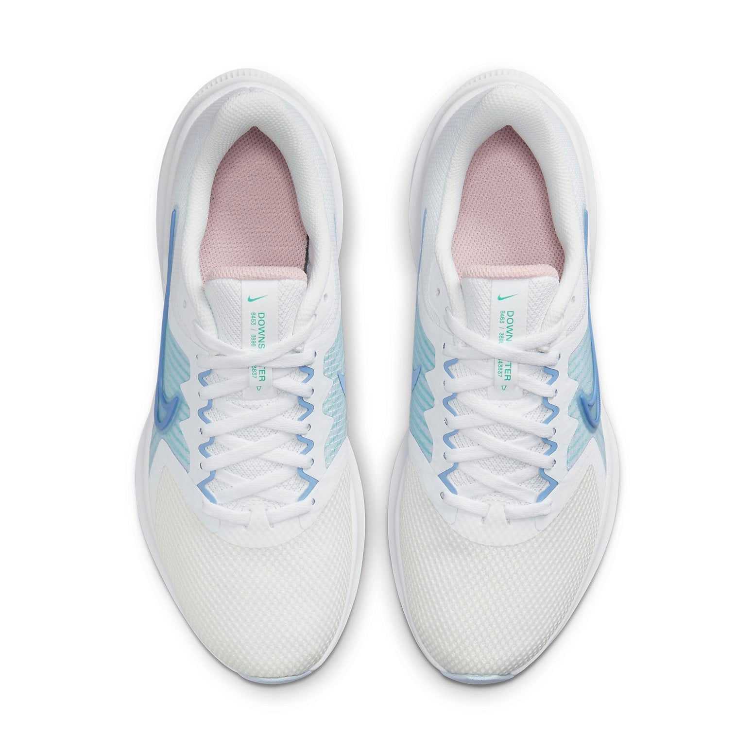 (WMNS) Nike Downshifter 11 Low-Top White/Blue CW3413-103