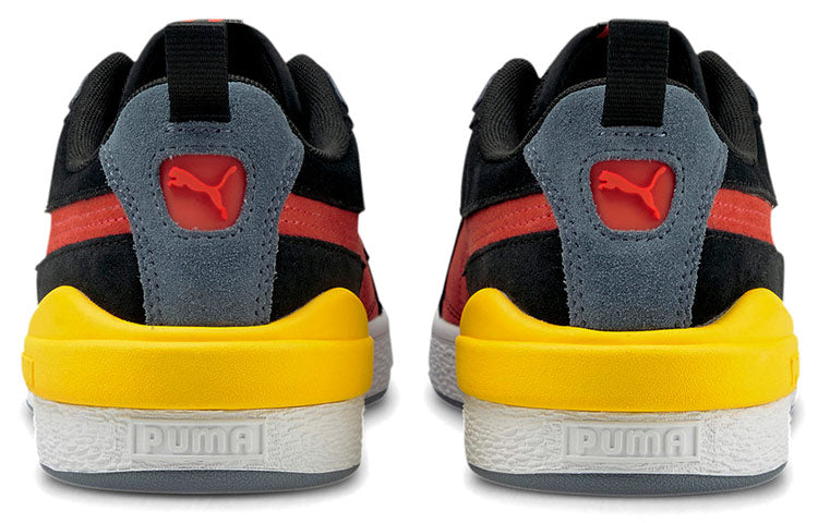 PUMA Suede Bloc 'Black Yellow Red' 381183-03