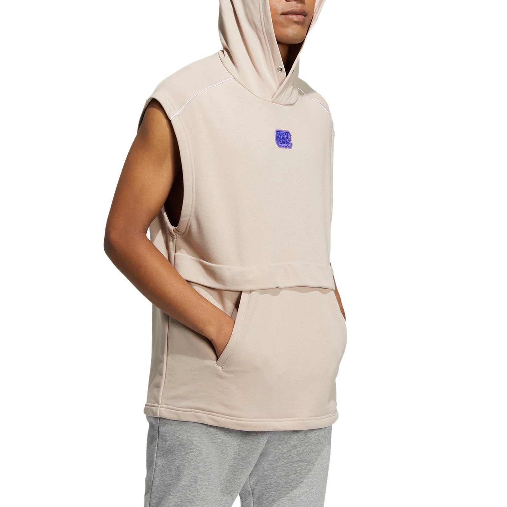 (WMNS) adidas Neo Studio Lounge Hooded Tee 'Beige' IB7644