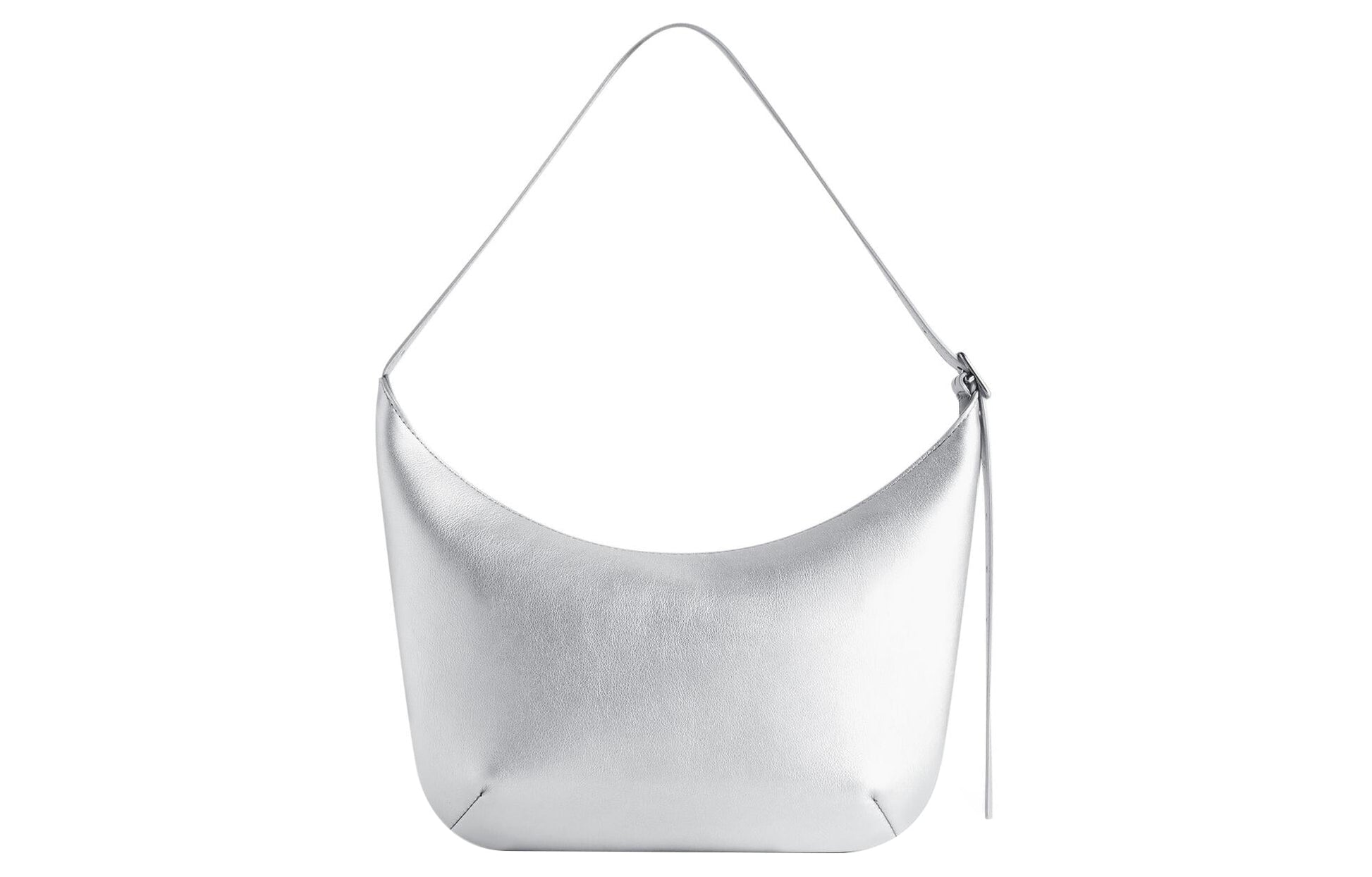 (WMNS) Balenciaga Mary-kate Sling Bag Metallized 'Silver' 7717332AAKE8110