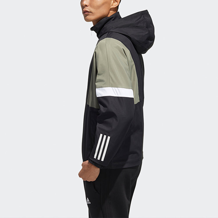 Men's adidas CB Woven Jacket Colorblock Black GP6403