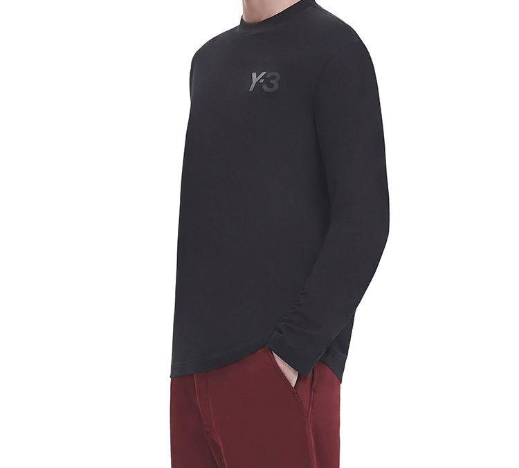 Men's Y-3 Solid Color Long Sleeves Black DY7293