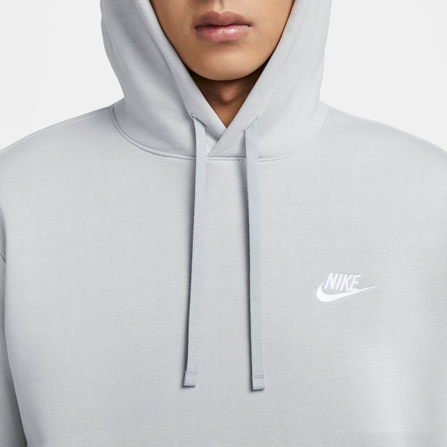 Nike Sportswear Club Fleece Pullover Hoodie 'Grey' BV2655-077