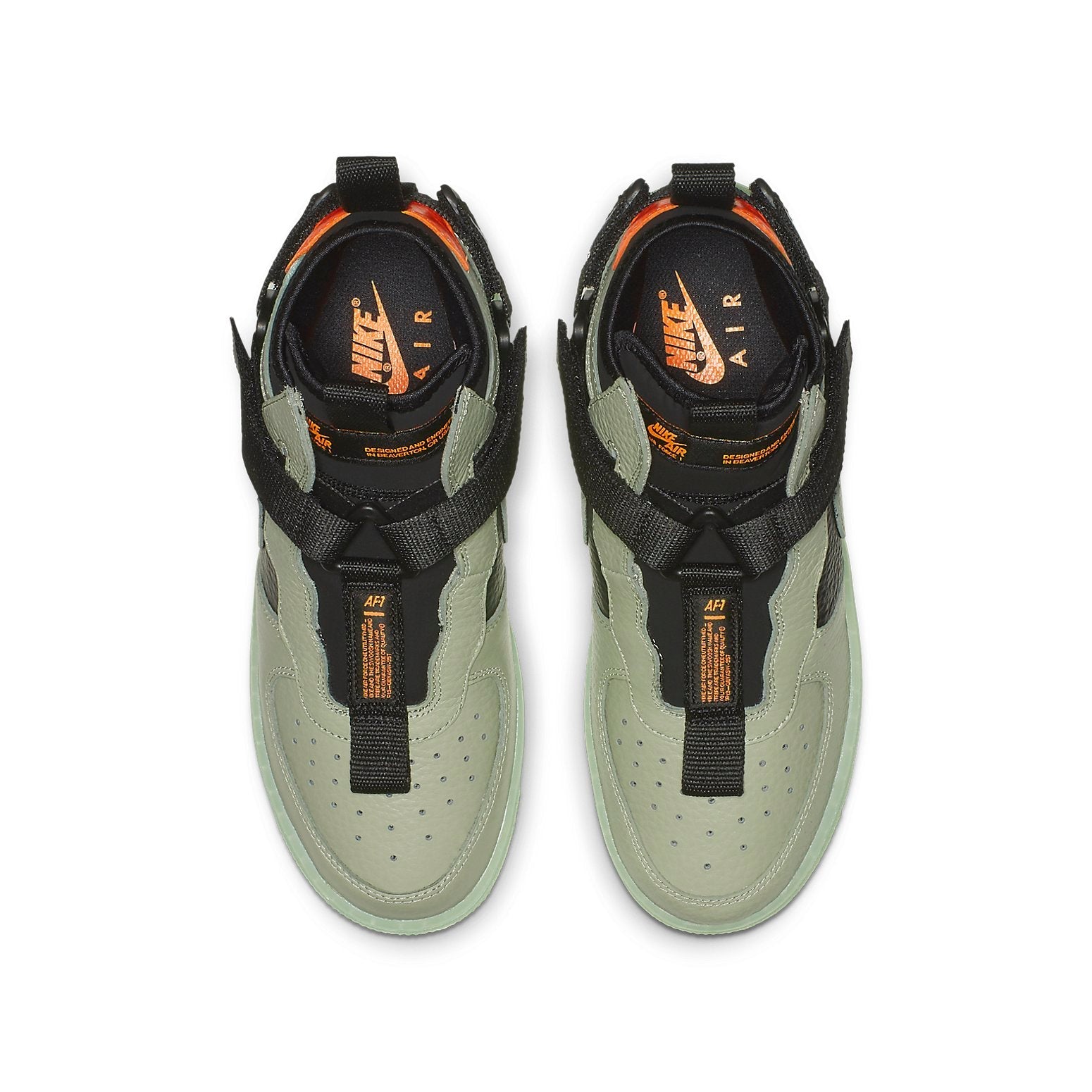 (GS) Nike Air Force 1 Utility Mid 'Spruce Fog' AQ3693-300