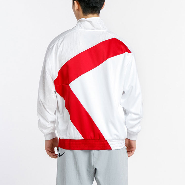 Air Jordan Stand Collar Sports Windproof Jacket White CI7916-100