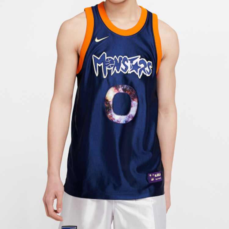 Nike SS20 LeBron x Monstars Crossover Dna Jersey Large Basketball Vest Blue CW4283-455