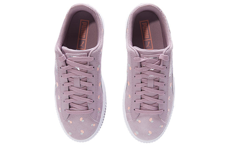 PUMA Sneakers Suede Platform Dots Jr 'Purple' 368991-01