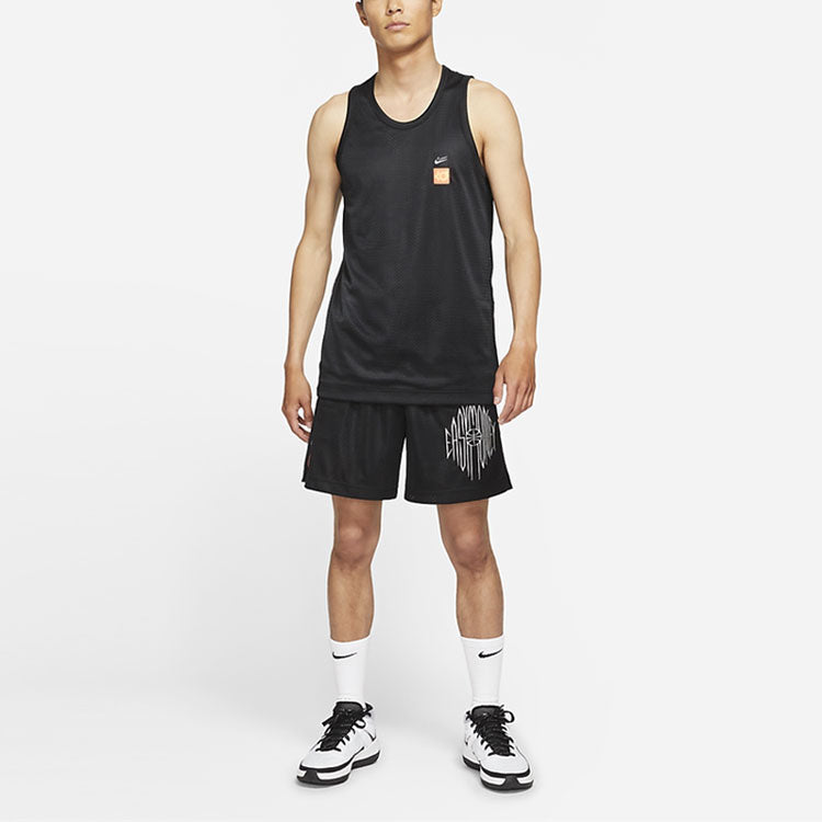 Men's Nike KD Durant Basketball Sports Printing Breathable Black Vest CV2408-010