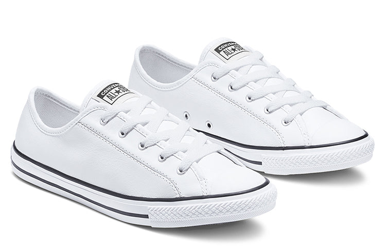 (WMNS) Converse Chuck Taylor All Star Dainty Low Top Leather Pure White 564984C