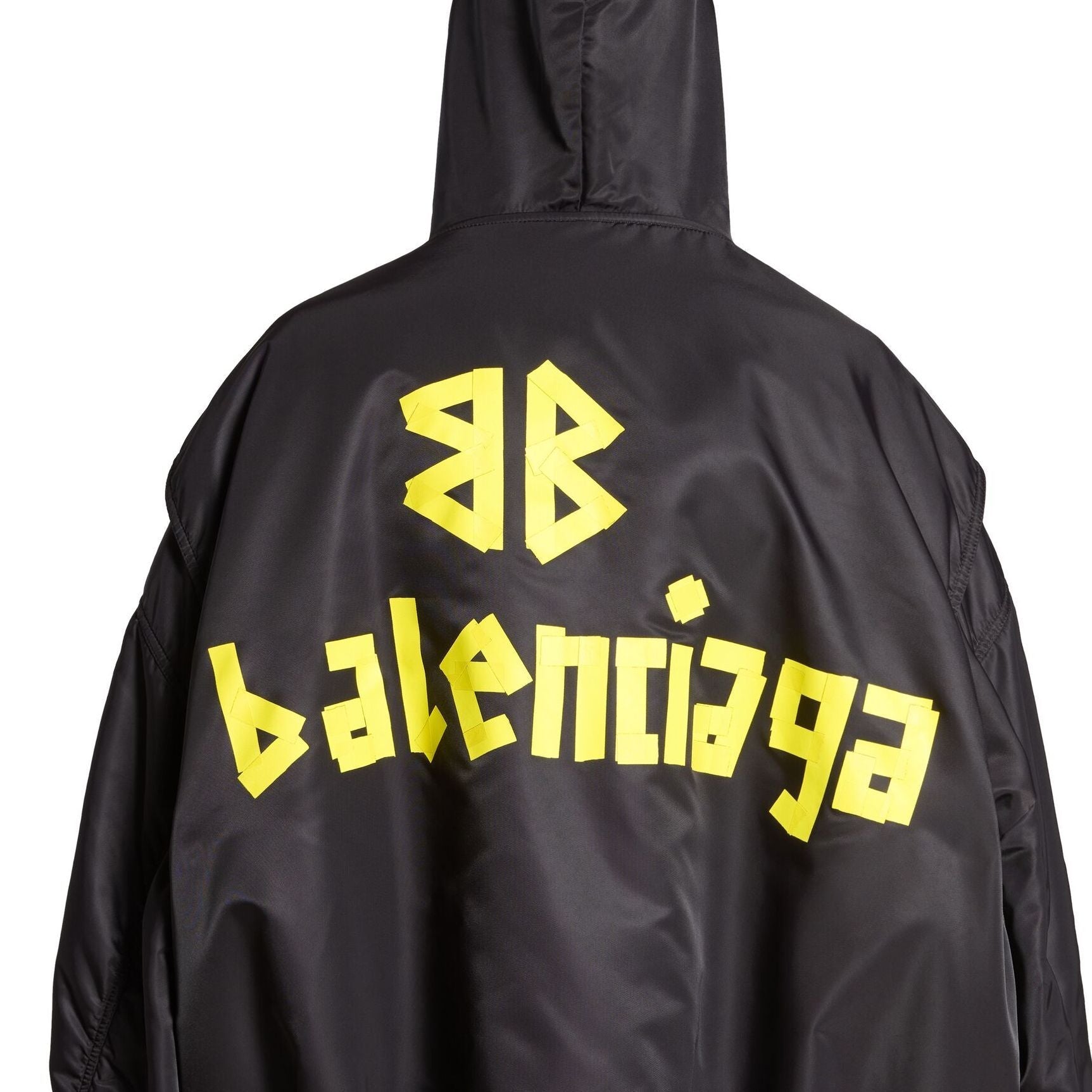 Balenciaga Tape Type Light Hooded Bomber Jacket 'Black' 791103TPO041000