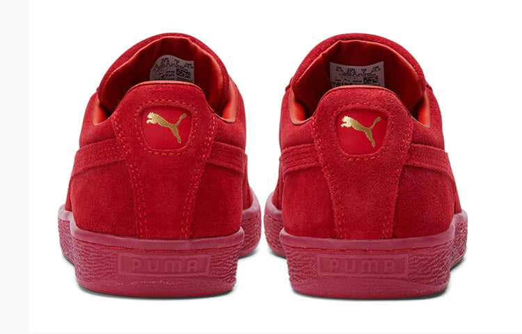(GS) PUMA Suede Classic 'Mono Gold - Barbados Cherry' 381470-01