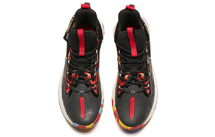 ANTA UFO ET 2.0 Mid Top 'Black Red Yellow' 112011618-6