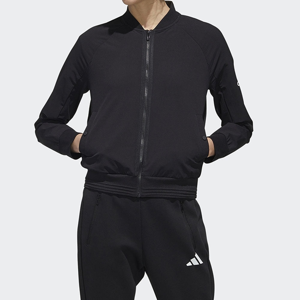 (WMNS) adidas Woven aviator Jacket Black FM9319