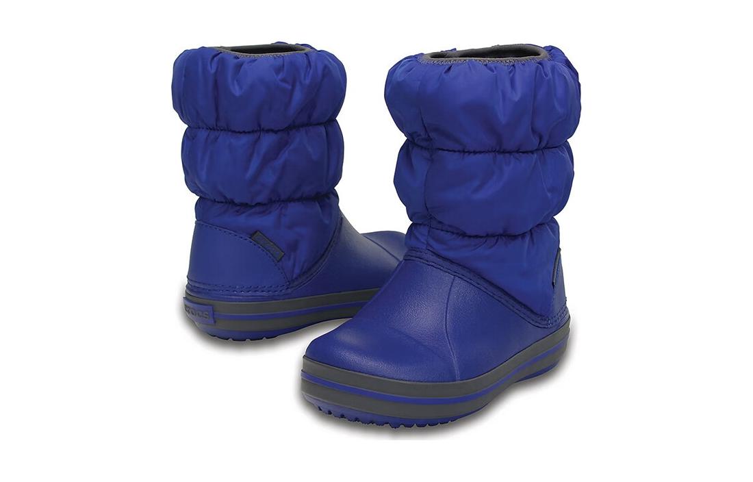 (GS) Crocs Winter Puff Boots 'Blue' 14613-4BH