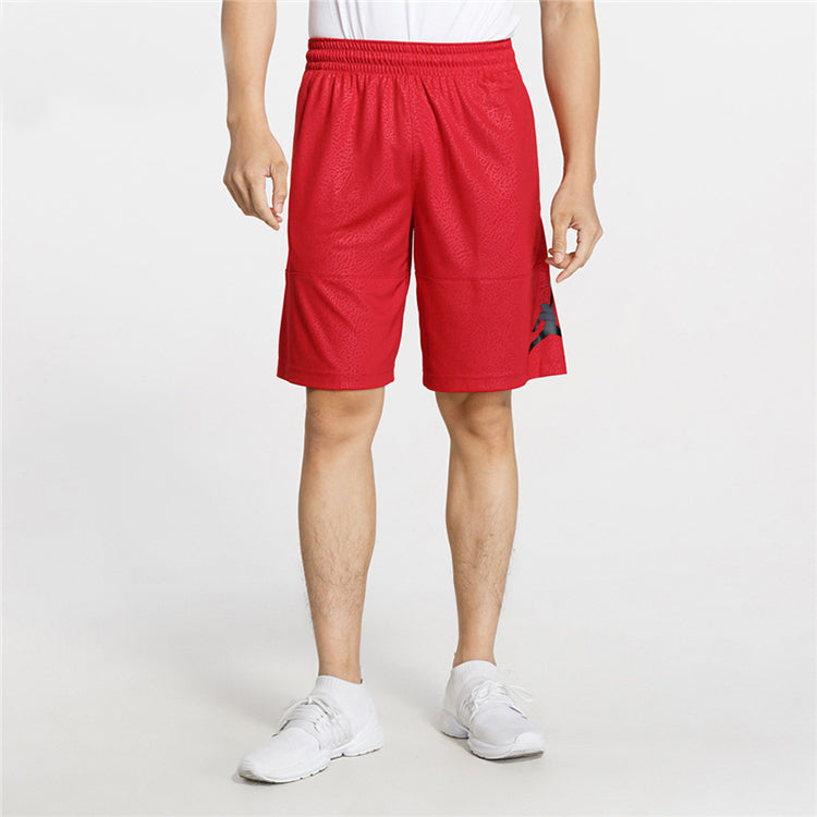 Air Jordan Burst Crack Breathable Quick Dry Basketball Sports Shorts Red CI0069-687