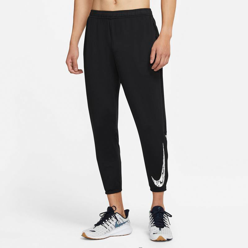 Nike Essential Wild Quick-drying Print Knit Running Sports Pants Black DA0165-010