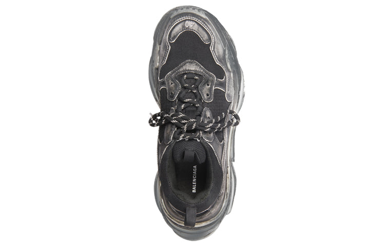 (WMNS) Balenciaga Triple S Sneaker 'Faded Black' 524039W3CN31000