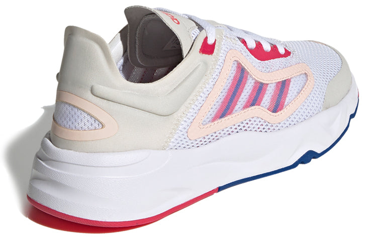 (WMNS) adidas neo Futureflow Cc 'Gray White Red' FY8505