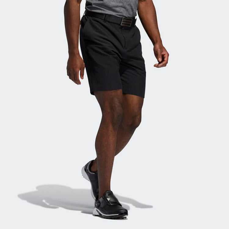 Men's adidas Logo Printing Straight Casual Solid Color Sports Shorts Black GL0154
