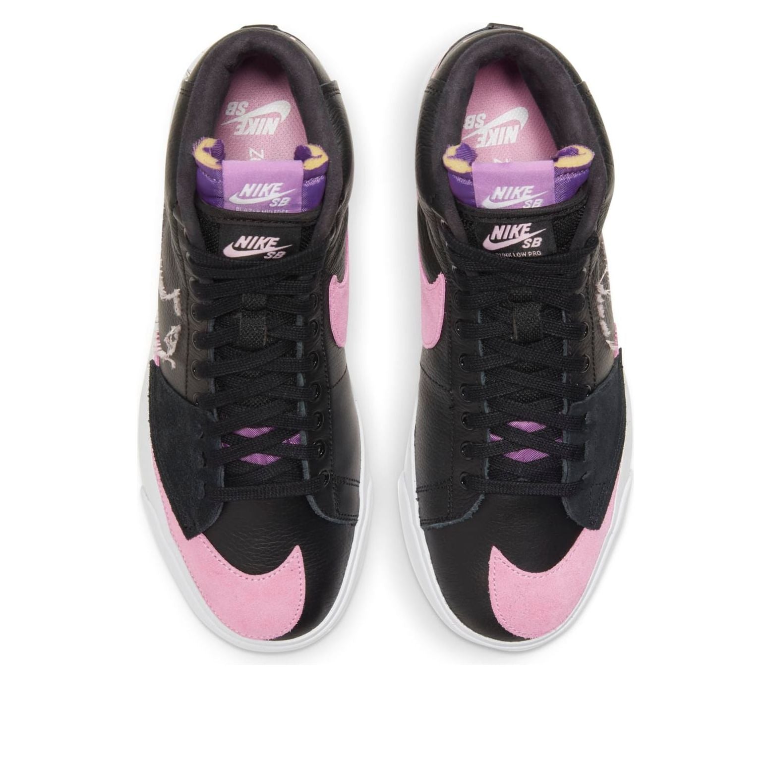 Nike Zoom Blazer Mid Edge SB 'Black Pink Rise' DA2189-002