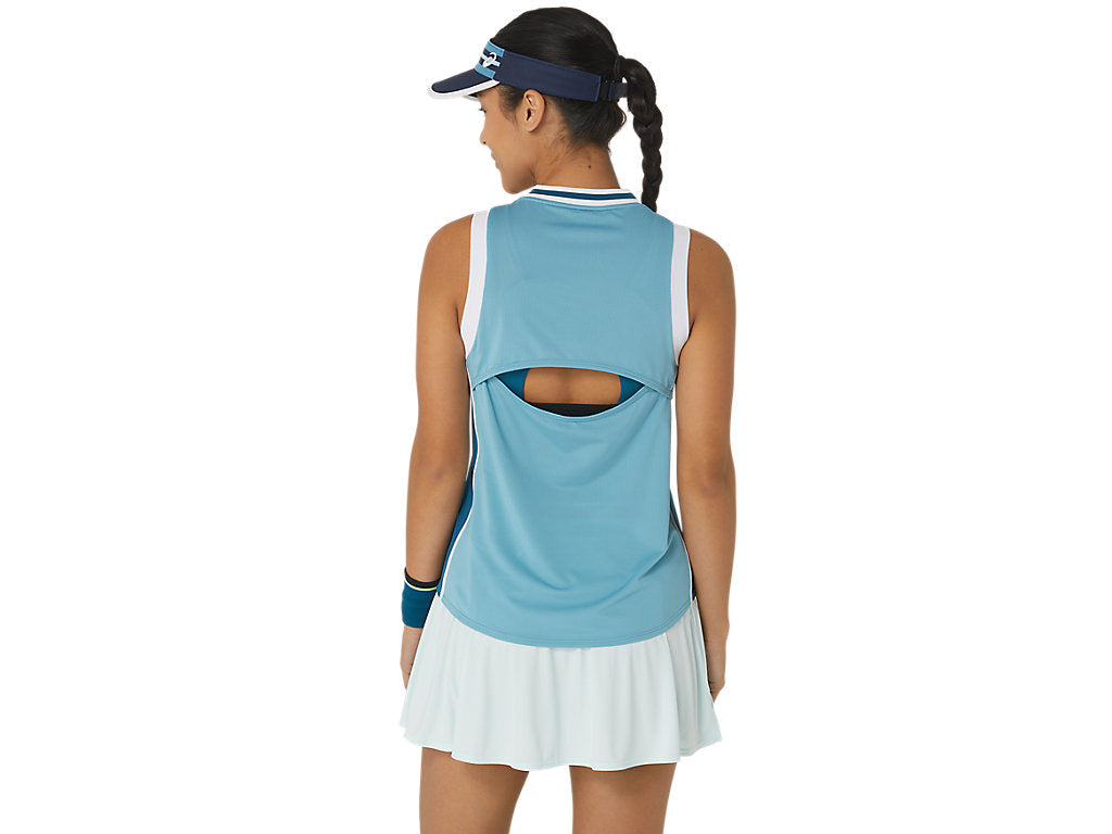 (WMNS) ASICS Match Tank Top 'Aquamarine'  2042A277-405