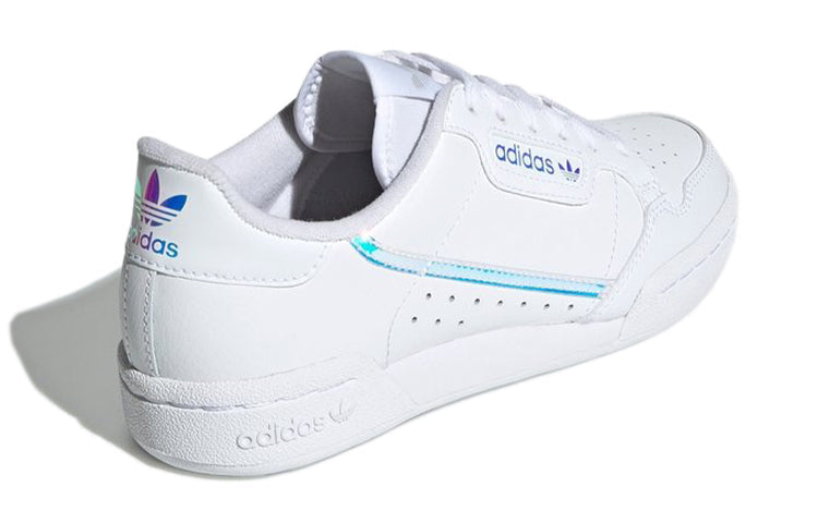 (GS) adidas Continental 80 J 'White Iridescent' EE6471