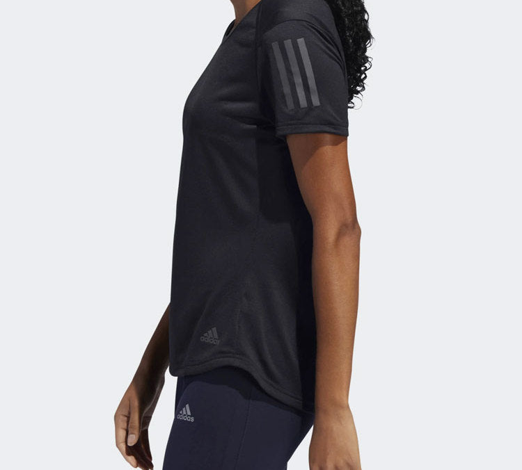 (WMNS) adidas OWN THE RUN Climalite Running Short-sleeve Tee Black DQ2630
