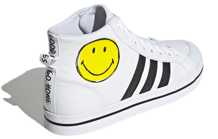 adidas neo Bravada Mid Smiley Face White/Yellow/Black G54949