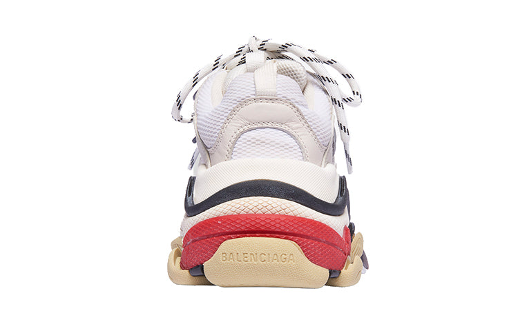 (WMNS) Balenciaga Triple S 'White Black Red' 2019 524037W09E19000