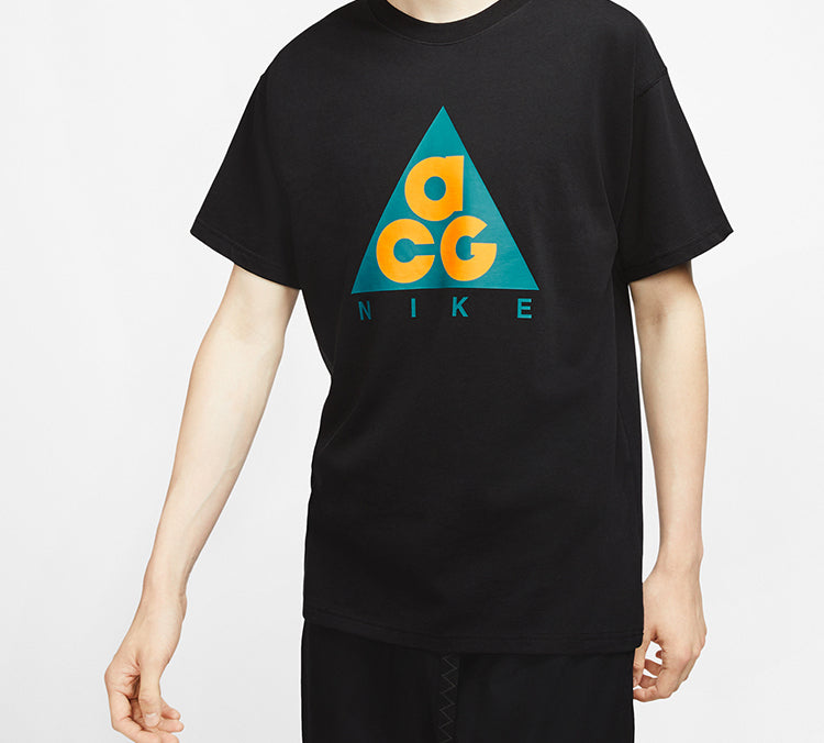 Nike acg giant log Printing Short Sleeve Black CV1532-010