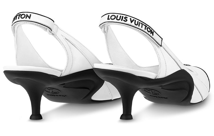 (WMNS) LOUIS VUITTON Archlight 55mm Slingback Pumps 'White' 1ABOQS
