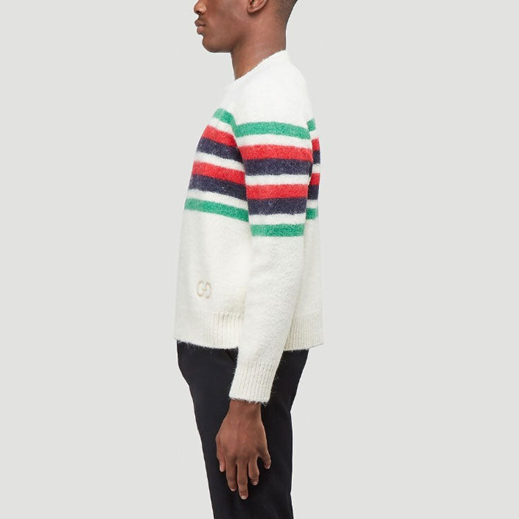 Gucci GG Striped Detail Jumper 'White' 633614-XKBIP-9275