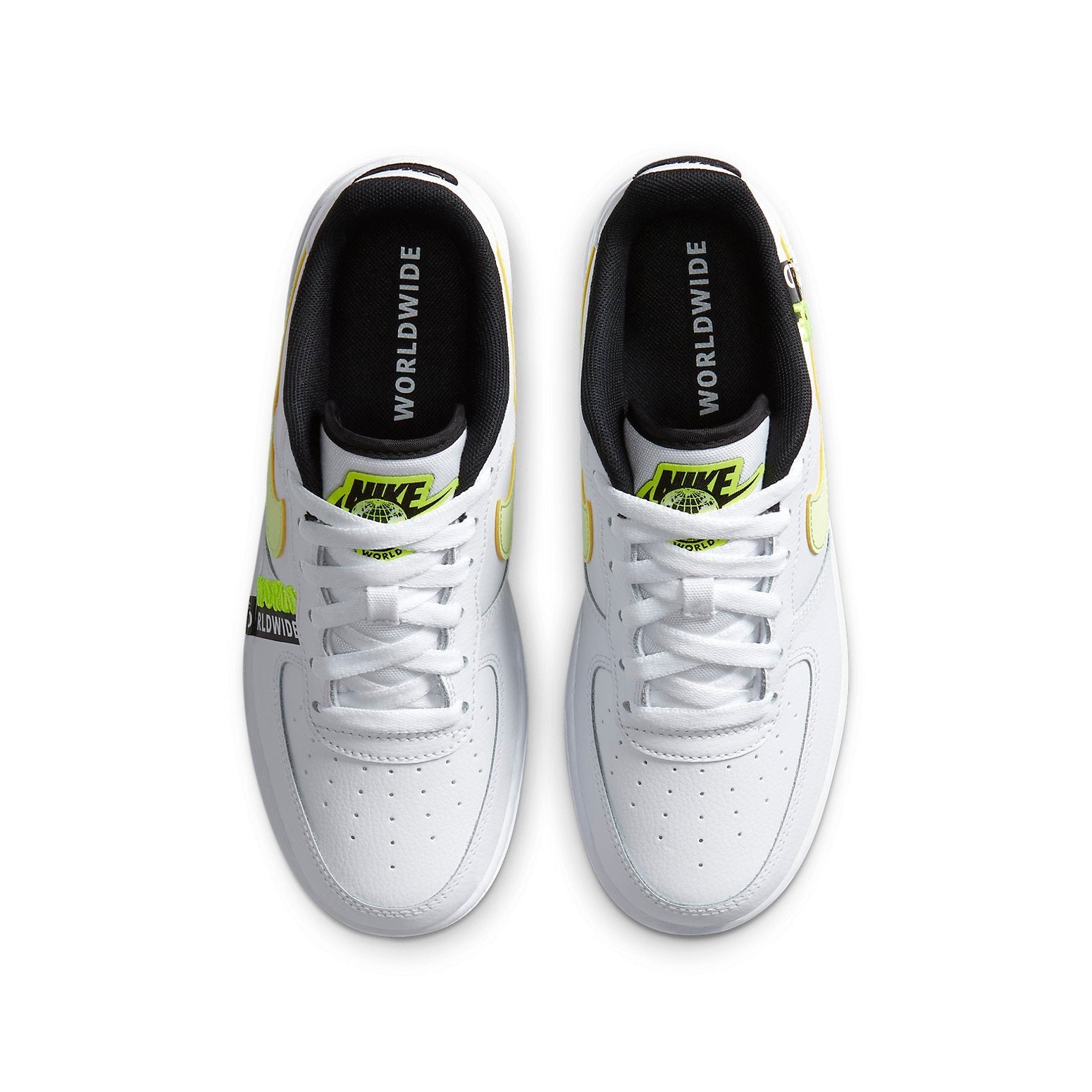 (GS) Nike Air Force 1 LV8 1 'Worldwide Pack - White Barely Volt' CN8536-100