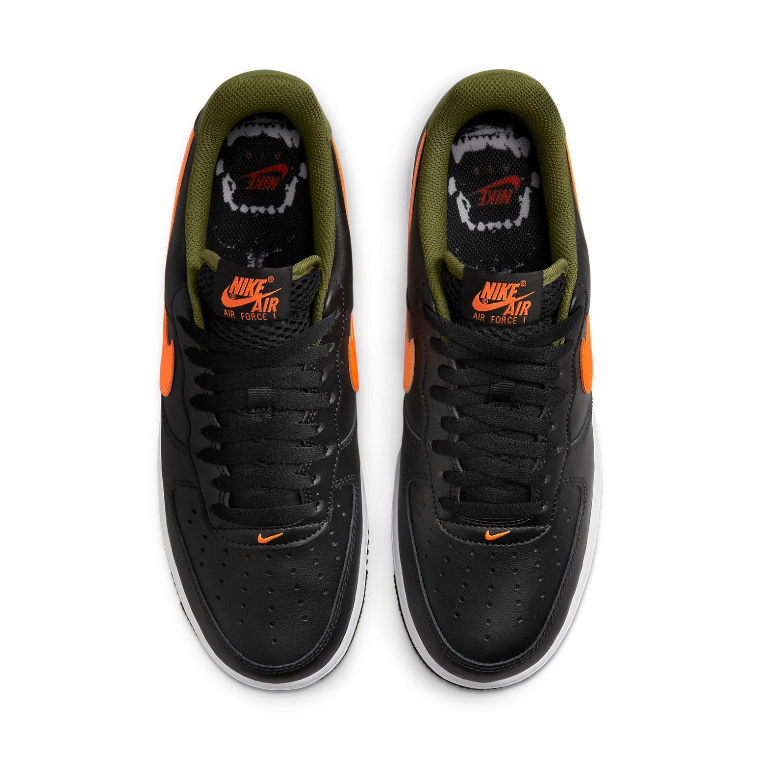 Nike Air Force 1 '07 LV8 'Hoops - Black Total Orange' DH7440-001