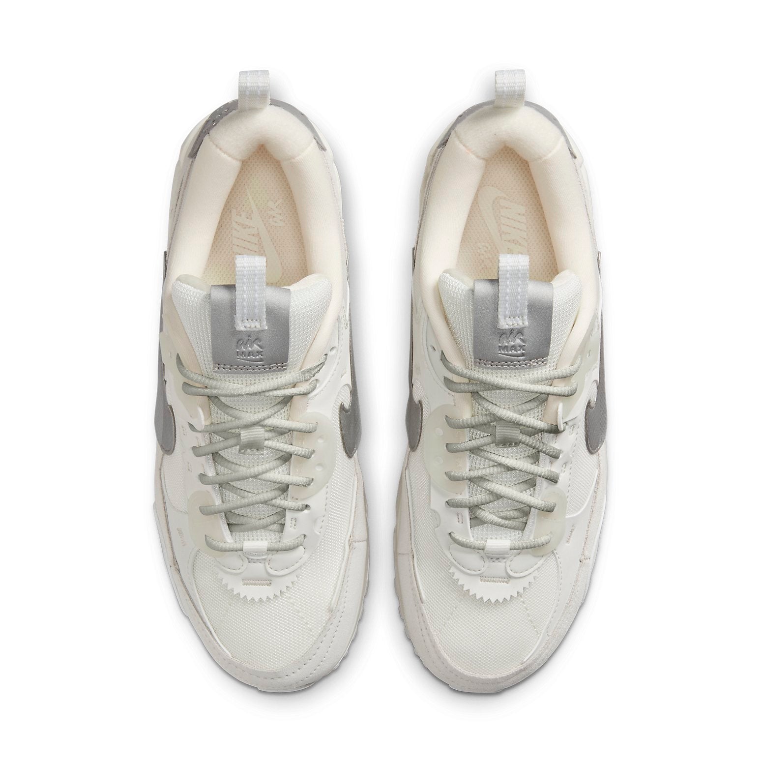 (WMNS) Nike Air Max 90 Futura 'White Metallic Silver' FB1877-110