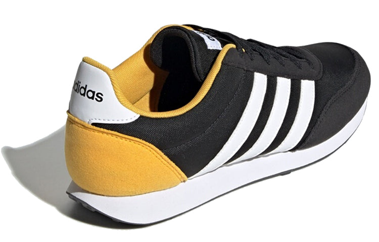 adidas neo V Racer 2.0 'Black White Yellow' EG9913
