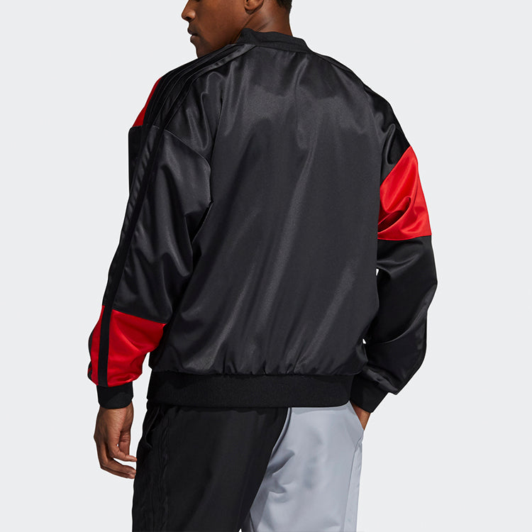 adidas Cny Dame Jacket Logo Basketball Sports Black Red GM5137