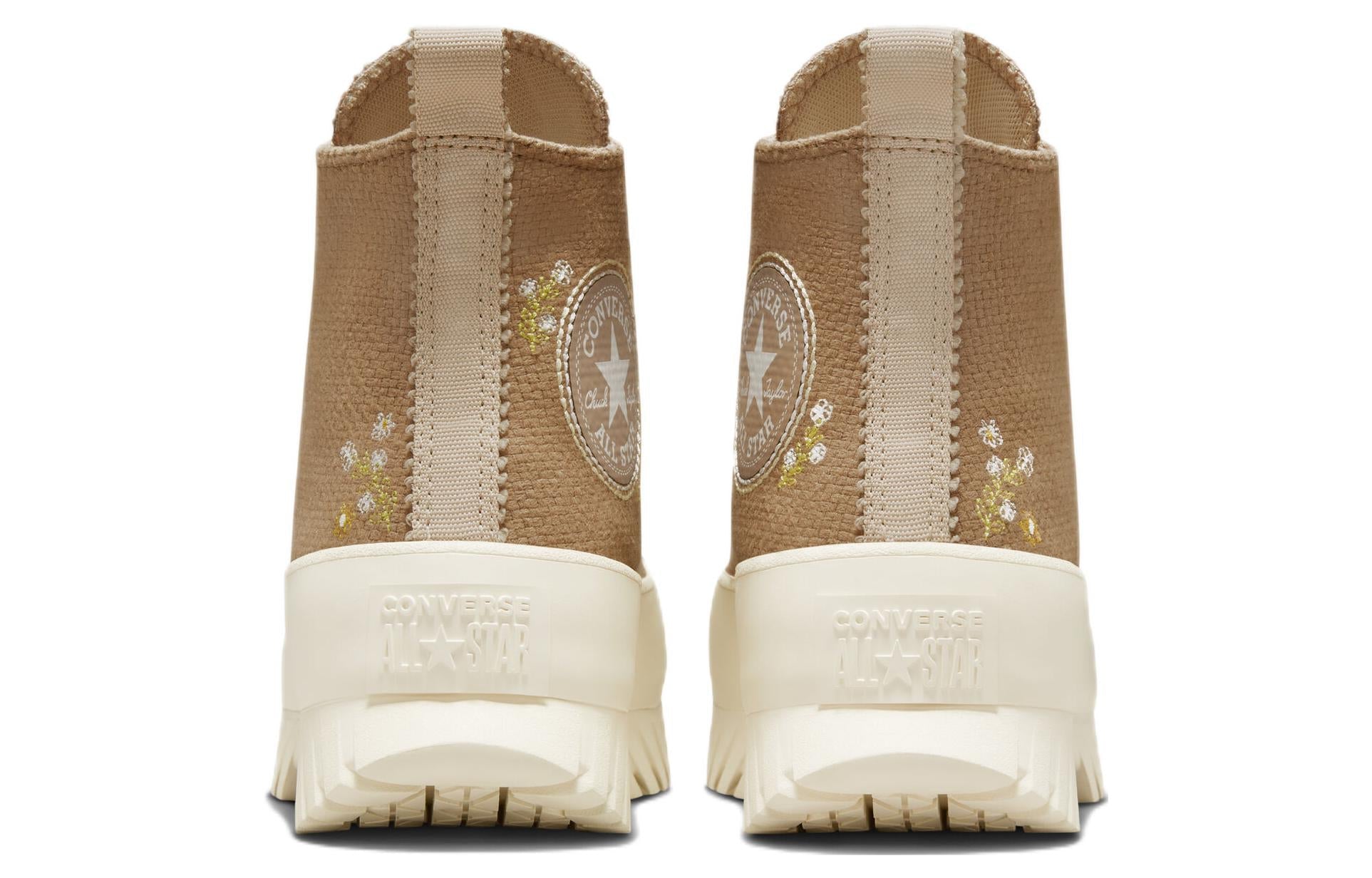 (WMNS) Converse Chuck Taylor All Star Lugged Platform 2.0 High 'Autumn Embroidery - Sand Dune' A05067C