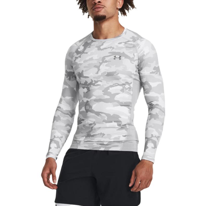Under Armour ColdGear Infrared Compression Printed Crew 'Grey Silver' 1381744-011
