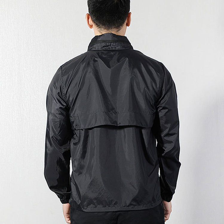 Nike Running Training Woven Breathable hooded Windproof Jacket Black AR2239-010
