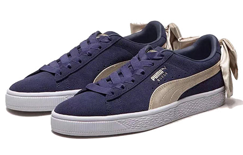 (WMNS) PUMA Suede Bow Varsity 'Peacoat' 367732-02