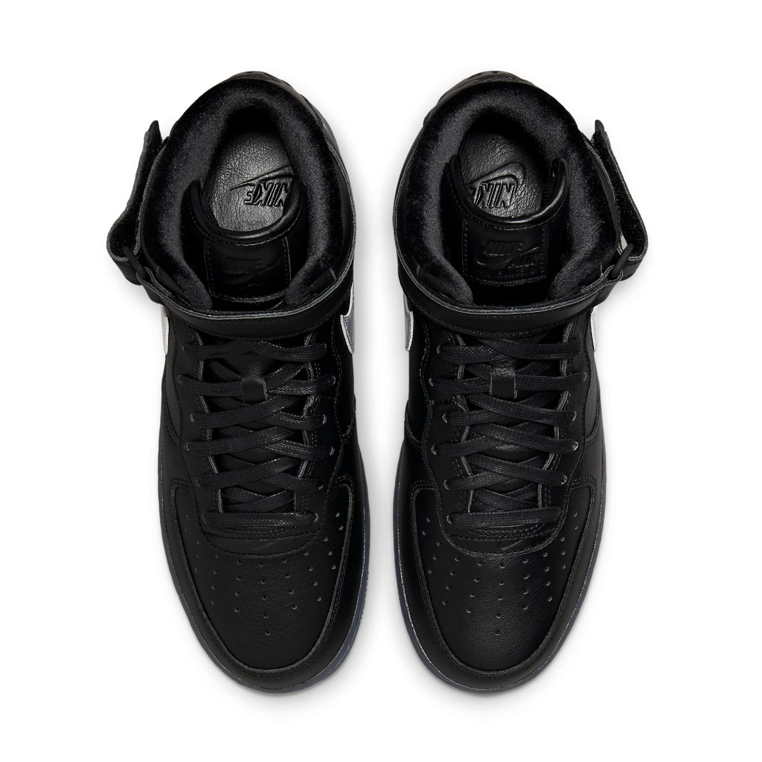 Nike Air Force 1 Mid Premium 'Black Metallic Silver' DX3061-001