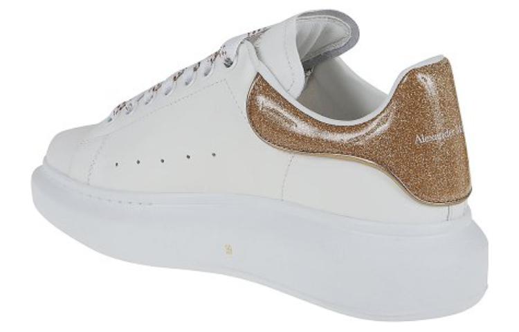 (WMNS) Alexander McQueen Oversize Sole Shoes 'White Gold' 718239WICGJ9053