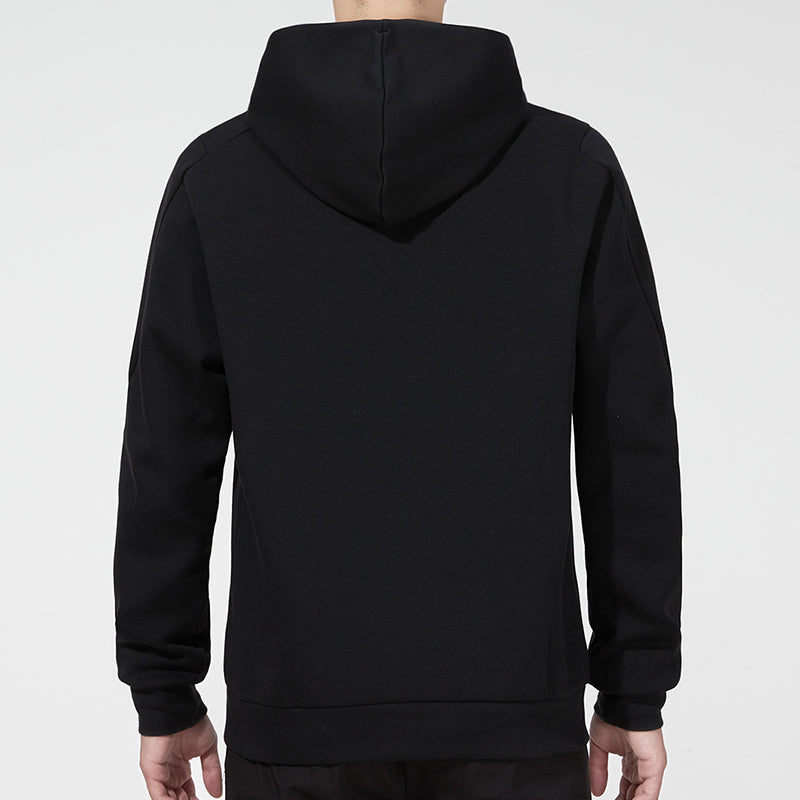adidas M Fi Dblknt Fz Casual Sports Cardigan Hooded Jacket Black HA1416